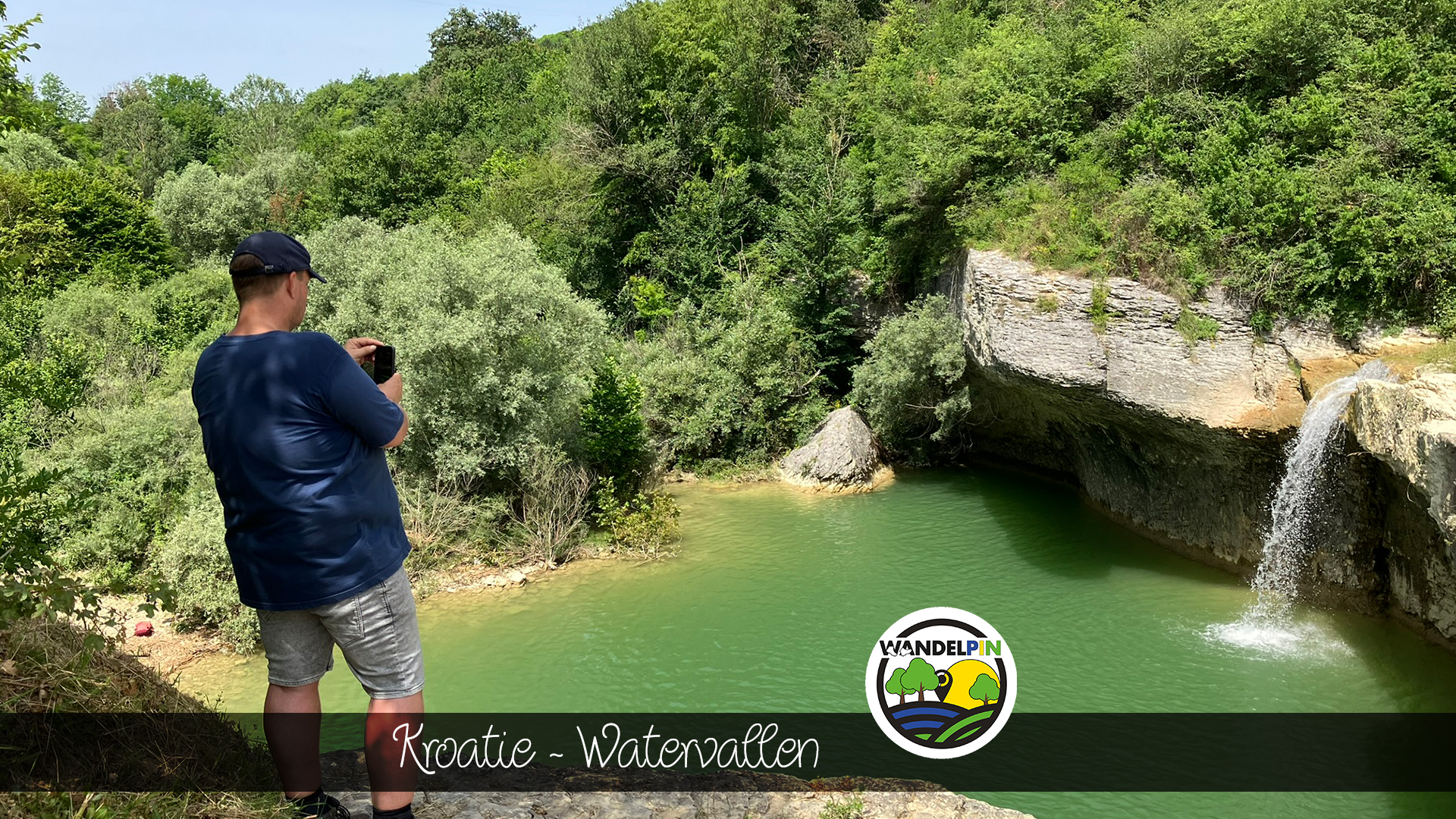 Wandelpin Pazin Kroatie Watervallen