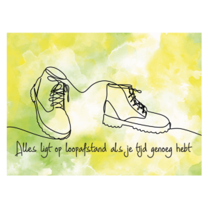 Wandelschoenen - Ansichtkaart