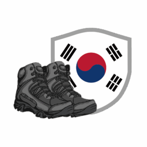 Wandelschild Korea